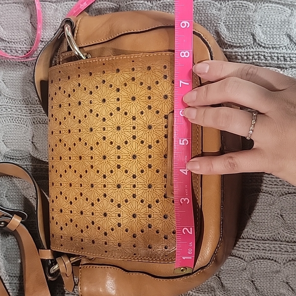 Pikolinos Brown Leather Crossbody Bag - Picture 13 of 15